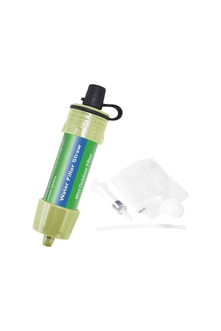 Novahub Su Filtreleme Küçük Model Taşınabilir Mini Kamp Aletleri Yeşil Altın