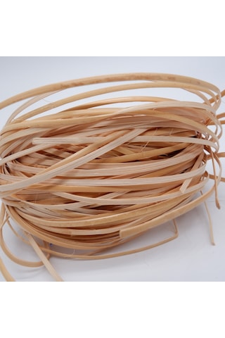 Yassı Rattan Doğal Bambu Çubuk 35 Gr Brüt - 2 Mm Rattan Ip