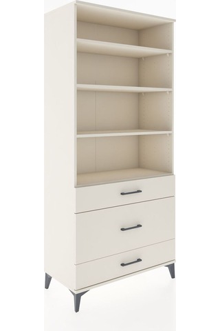 Hyperion Dolap 4 Raflı 3 Çekmeceli 88x44x195 Aytaşı-aytaşı Aytaşı