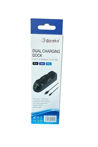 Doreka Ps4 Dualsense Şarj İstasyonu Playstation 4 Uyumlu Charging Station - Tp4-889