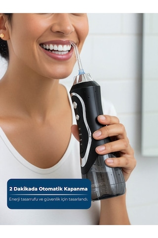 Aquadent Pro Şarjlı Ağız Duşu 4 Başlıklı Diş Arası Temizleme Cihazı