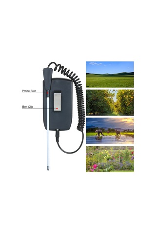 Yaozixa Toprak Ph Ve Nem Ölçer, İç/içeri Dışarı Bitkiler İçin Bölümlü Toprak Analiz Aleti