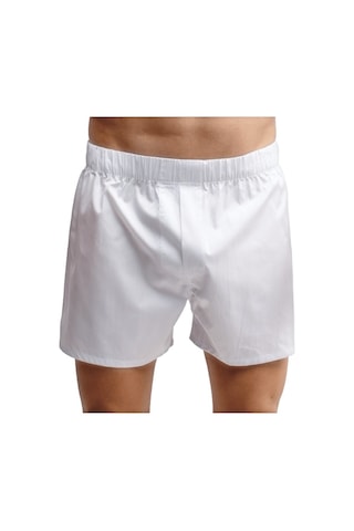 The Don Beyaz Çizgili Exclusive Yırtmaçlı Erkek Boxer
