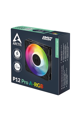 Arctic P12 Pro ARGB 120mm 3000RPM 77CFM Yüksek Performans Kasa Fanı (ACFAN00309A)