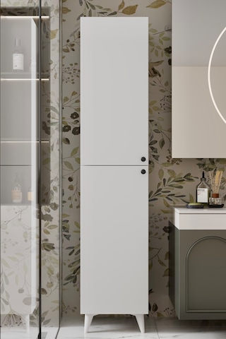 Ramses Çok Amaçlı Dolap - Kiler Dolabı - Banyo Dolabı - Ayakkabılık - Mutfak Dolabı Mdf Beyaz