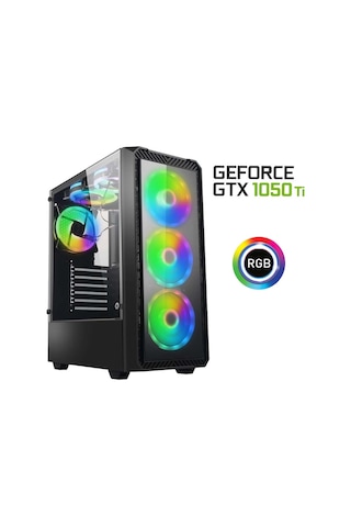 Xaser XSR548 i5-6400 16 GB 512 GB M.2 NVMe SSD 4 GB GTX1050Ti 24" Free Dos Masaüstü Oyuncu Bilgisayarı