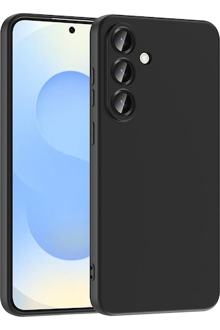 Samsung Galaxy Uyumlu S25 Fe Kılıf Mkst Mara Lansman Kapak - Siyah Siyah