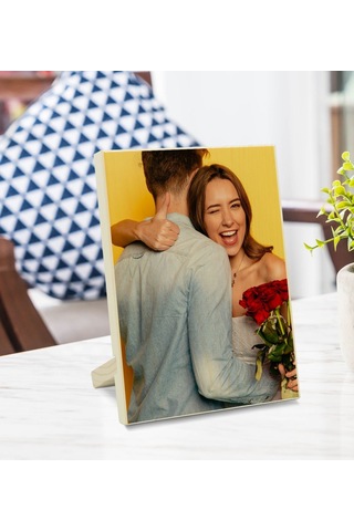 Kişiye Özel Fotoğraflı Dekoratif Ahşap Çerçeve