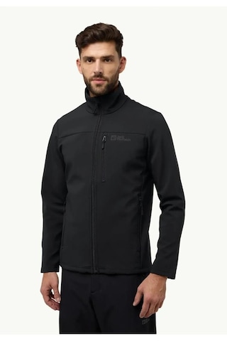 Jack Wolfskin Whırlwınd Men A62521-softshell Black Erkek Mont Siyah