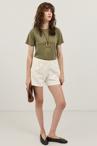Antioch Modal Karışımlı T-shirt Haki
