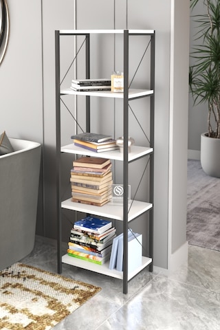 150cm Arşiv Dosya Doküman Rafı Ofis Dolabı Beyaz