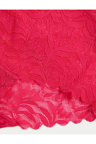 Marks & Spencer 3 Lü Flexifit:trade Mark: Dantel Yüksek Bel Şort Külot Seti Pembe