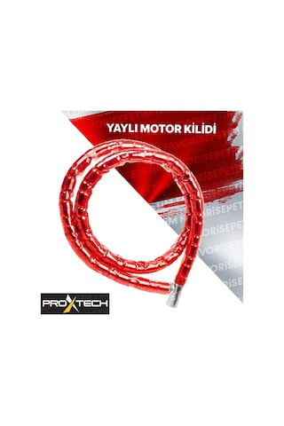 Profesyonel 150 Cm Motosiklet Kilidi Bisiklet Kilidi Yaylı Motor Kilidi