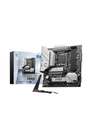 Msı B760m Project Zero Wi-fi Intel Lga1700 Ddr5 Micro Atx Anakart Teşhir