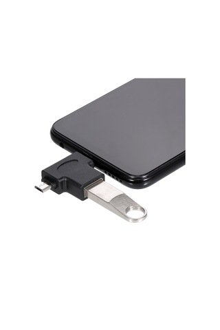 Mufunye Type-c Ve Micro Usb'den Usb3.0'a Otg Dönüştürücü, Telefon Ve Tabletler İçin Çift Arayüzlü Adaptör