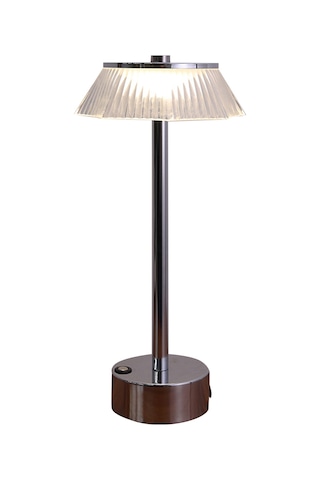 Maiyame Temaslı 3 Seviye Işık Regülasyonlu Led Masa Lambası, Güneş/altın/siyah Renk Seçenekli, Akıllı Akü İle 25 Saat Kullanıma Dayanıklı, Ev Dekor Ve Gündüz/gece Kullanıma Uygun Gümüş