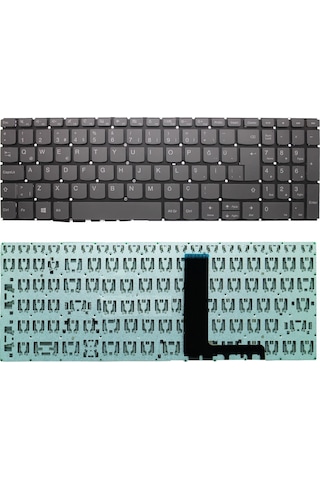 Işıksız, Uyumlu Notebook Klavye - Lenovo 81ut001atx, 81ut003htx - Sağ Üst Yön Tuşlu