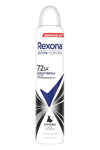3 Adet Rexona Black & White Deodorant 200 Ml