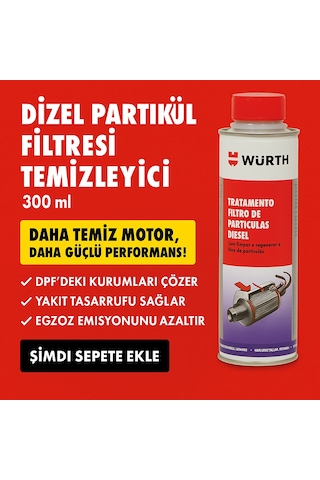 Dizel Partikül Filtre Temizleyici 300ml