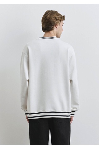 Mavi Kırık Beyaz Erkek Sweatshirt M0s10378-70057 Kırık Beyaz
