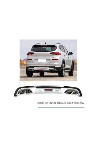 Hyundai Tucson Arka Tampon Koruması 2018-2021 Arası Uyumlu