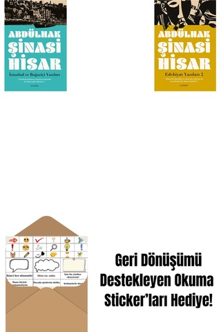 İstanbul Ve Boğaziçi Yazıları + Edebiyat Yazıları 2 + Okuma Sticker'ları