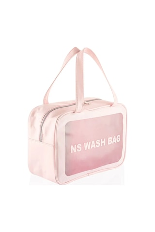 Şeffaf Seyahat Makyaj Kozmetik Çantası L