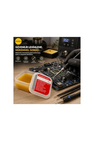 Zj-18 Gelişmiş Kalite Lehim Pastası 80 Gr Elektronik Tamir Flux