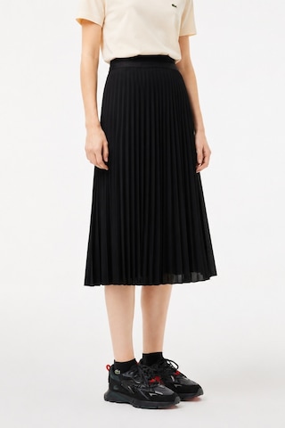 Lacoste Women's Pleated Skirt Pileli Kadın Etek Siyah