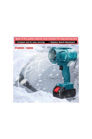 Youtek Taşınabilir Yüksek Güçlü Lityum Pil Destekli Turbo Fan - Şarjlı Güçlü Üfleyici, Makita Pil Uyumlu