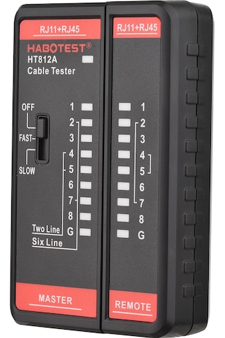 Habotest Habotest Ht812a Ağ Kablosu Test Cihazı Kablo Takip E21513