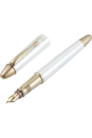 Steelpen Pearl Serisi 4590 Dt İnci Beyazi Dolma Kalem + Tükenmez Çok Renkli