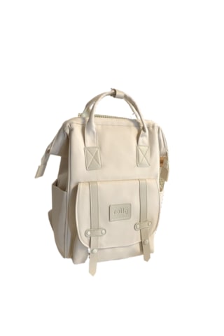 Hafif Seyahat Sırt Çantası Anne Çantası-beyaz Beyaz