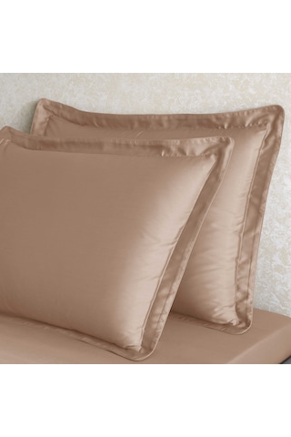 Linens X Tencel Lyocell 2'li Volanlı Yastık Kılıfı Seti Rose Rose
