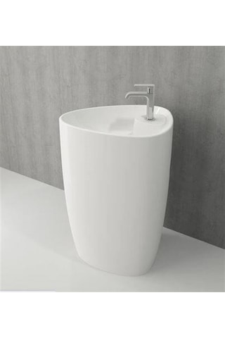 Bocchi Etna Monoblok Lavabo Batarya Banklı Beyaz 1337-001-0126