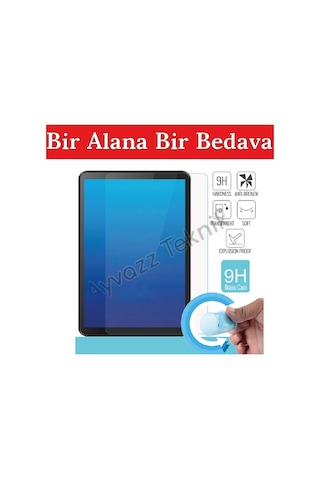 Vorcom S12 10.1 İnç. Tablet Cam Ekran Koruyucu Nano Cam Esnek