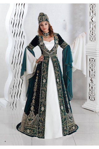 Ceyyiz Bindallı Kına Elbisesi 5 Parça Nazende