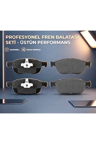 Ford Focus 3 - Fiesta 6 2012-2020 Ön Fren Balatası Takımı Bv61 2k021 Ac