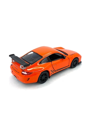 Turuncu 2010 Porsche 911 Gt3 Rs 1/36 Çek Bırak Die-cast Model Araç