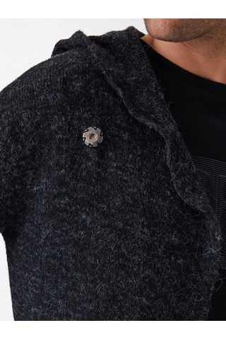 Loose Fit Erkek Hırka Gri