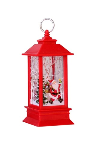 Fortunelane Noel Led Alev Desenli Plastik Lambası - Masaüstü/agac Asılı Dekoratif Işık, 6 Renkten Seçim, 3lr44 Pil İle Çalışır