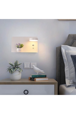 Reading XL Usb - TYPE C Okuma Led Duvar Aplik 32 Cm Mat Siyah