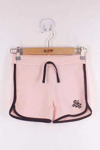 Toontoy Kız Çocuk Pamuklu Şort Pudra