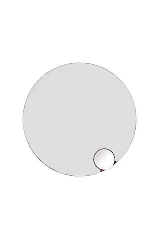 Akis 20 Duvar Aynası Ceviz-beyaz Beyaz