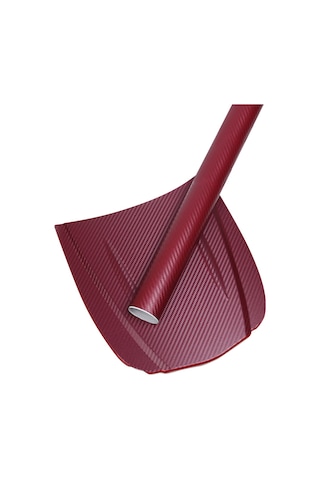 Dianziye Araba Pvc 3d Karbon Fiber Sticker, 70% Isı Yalıtımı, 127x10 Cm Bordo Rengi, Vücut Korozyon Ve Çizik Koruması, Dekoratif Film