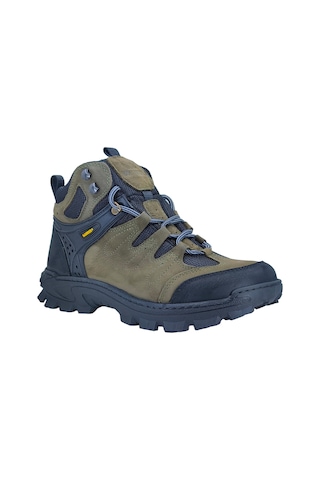 Bulldozer Outdoor Bot Nubuk Deri Haki 250004 Haki