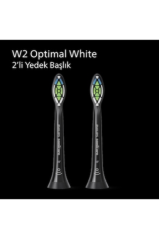 Philips Sonicare HX6062/88 - Optimal White Sonic Şarjlı Diş Fırçası Yedek Başlığı 2'li