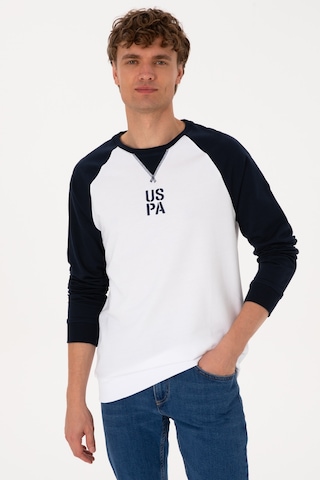U.S. Polo Assn. Erkek Bisiklet Yaka Regular Fit Lacivert İnce Sweatshirt 50315420-VR033