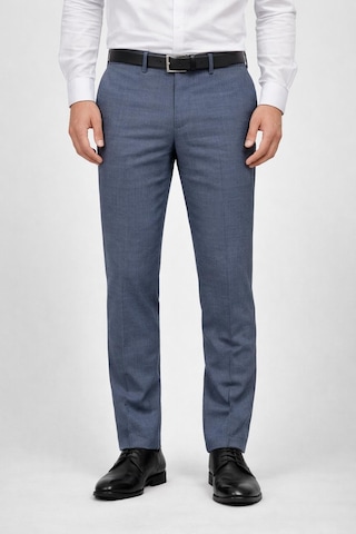 Classics Men Caserta Klasik Fit Likralı Erkek Kanvas Pantolon - 7517 Mavi