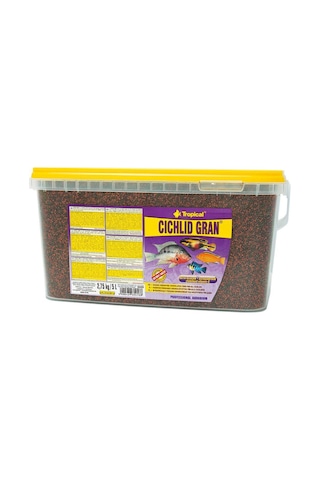 Tropical Cichlid Gran 500 G Kovadan Bölme Balık Yemi
